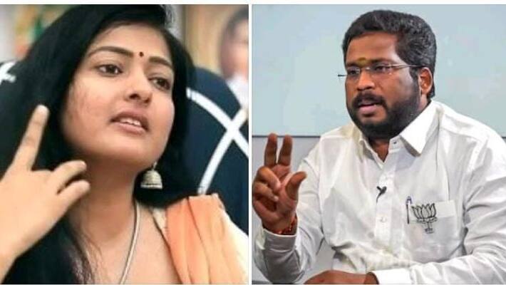 Clashes between BJP ex executives on social media have created a sensation Clashes between BJP ex executives on social media have created a sensation
