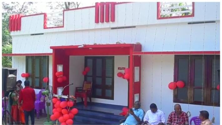 CPM local committee provided home for children of vineetha victim of ambalamukku murder case CPM local committee provided home for children of vineetha victim of ambalamukku murder case