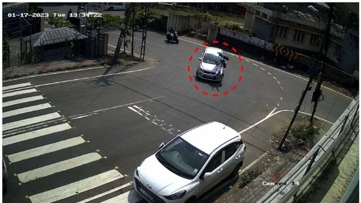 car hitting pedestrian at kottayam driver arrested car hitting pedestrian at kottayam driver arrested