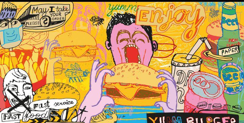 strange story of Burger by Asha raja narayanan