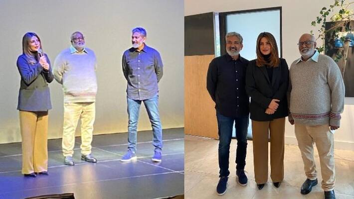 Priyanka Chopra Attends RRR Special Screening with Rajamouli Priyanka Chopra Attends RRR Special Screening with Rajamouli