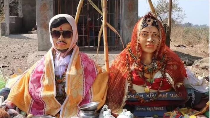 Tapi Family Performed Statue Wedding of Couple That Died By Suicide Last Year Tapi Family Performed Statue Wedding of Couple That Died By Suicide Last Year