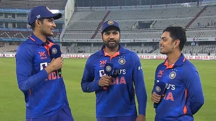Bhaiya You are The Captain: Ishan Kishan and Rohit Sharma Funny Interview With Double Century Hero Shubman Gill MSV Bhaiya You are The Captain: Ishan Kishan and Rohit Sharma Funny Interview With Double Century Hero Shubman Gill MSV