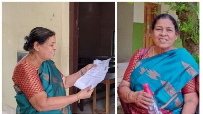 73 year old actress leena antony passed sslc examination 73 year old actress leena antony passed sslc examination