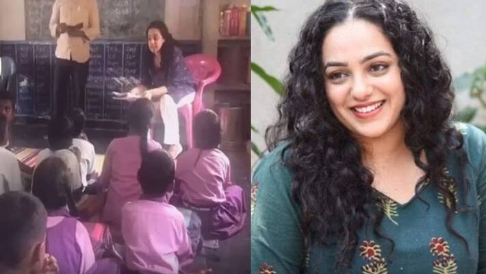 Heroine Nitya Menon Teaching Video Viral Heroine Nitya Menon Teaching Video Viral