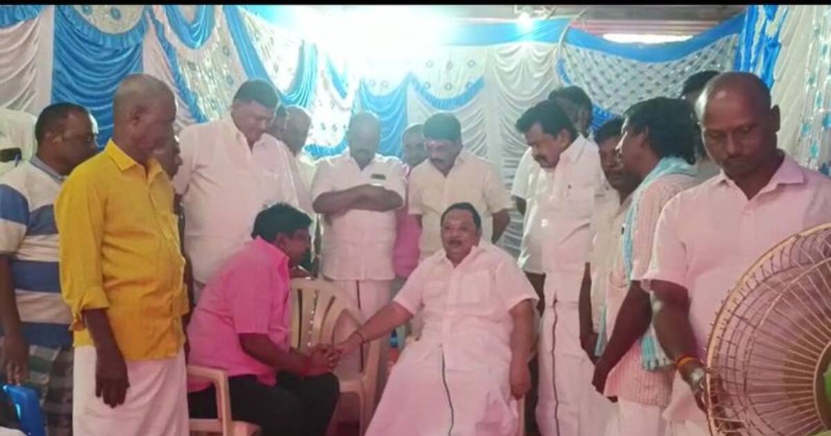 நடிகர் வடிவேலுவின் தாயார் மறைவு; முக அழகிரி நேரில் அஞ்சலி