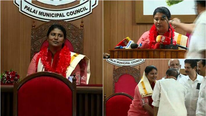 Josin bino elected as Pala municipality chairperson Josin bino elected as Pala municipality chairperson