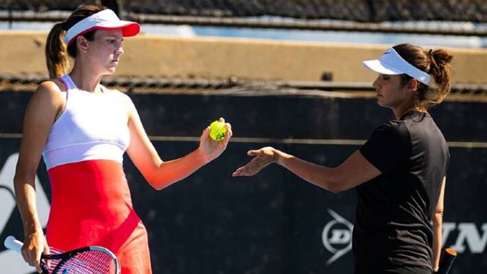Sania Mirza and Anna Danilina pair entered into 2 round in Australian Open 2023 in the women's doubles Sania Mirza and Anna Danilina pair entered into 2 round in Australian Open 2023 in the women's doubles