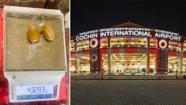 20 lakh rupees worth Gold seized from Kochi airport 20 lakh rupees worth Gold seized from Kochi airport