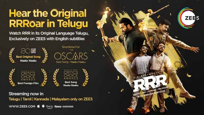 International award-winning RRR streaming exclusively in Telugu - only on ZEE5 Global MKA International award-winning RRR streaming exclusively in Telugu - only on ZEE5 Global MKA