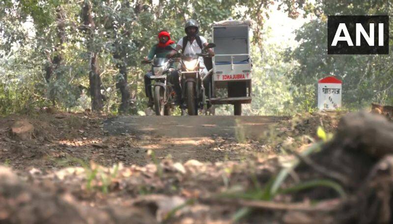 Integrated Tribal Development Project introduces bike ambulance to Maoist affected Gadchiroli in maharashtra 