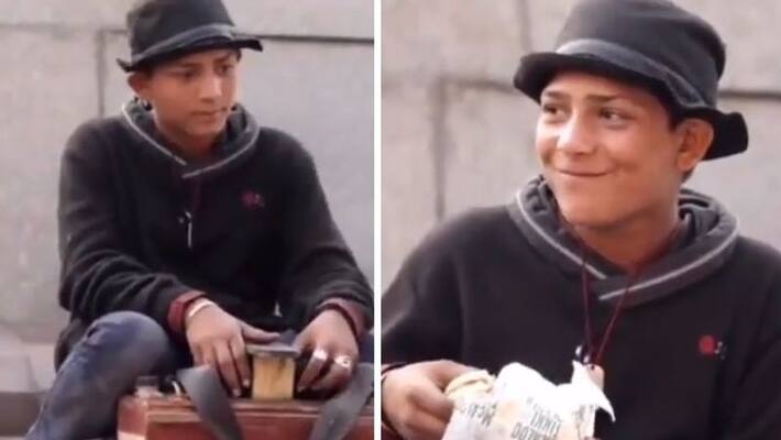 stranger gives food to cobbler the video goes viral stranger gives food to cobbler the video goes viral