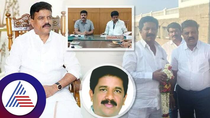 Clash of words between Challakere MLA and Tehsildar chitradurga rav Clash of words between Challakere MLA and Tehsildar chitradurga rav