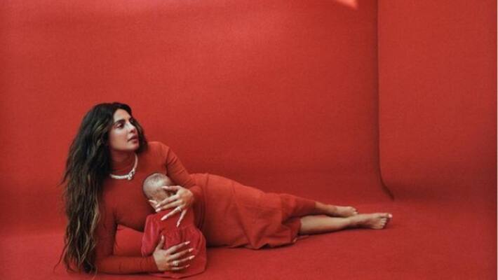 Priyanka Chopra poses with Malti for magazine recalls her premature birth complications Priyanka Chopra poses with Malti for magazine recalls her premature birth complications