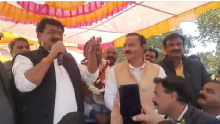 Join BJP.. otherwise bulldozer is ready for demolition - Madhya Pradesh minister's warning video goes viral Join BJP.. otherwise bulldozer is ready for demolition - Madhya Pradesh minister's warning video goes viral
