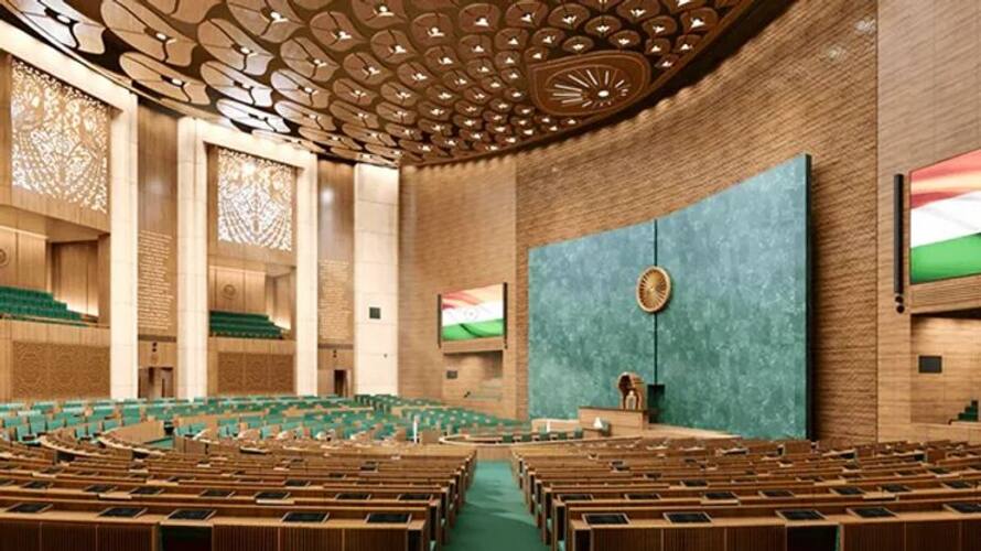 WATCH First Look of India's new Parliament WATCH First Look of India's new Parliament
