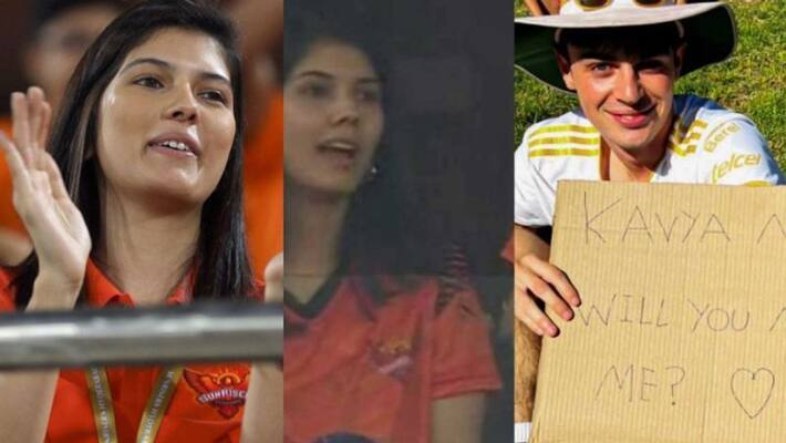 Fan Boy Marriage proposal to Kavya Maran while cricket match Fan Boy Marriage proposal to Kavya Maran while cricket match