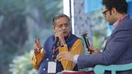 Lok sabha turned to notice board and Rubber stamp of Government says shashi tharoor on jaipur literature festival ckm