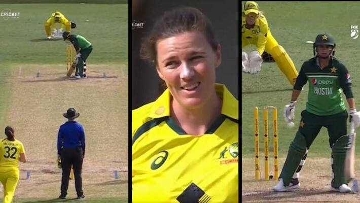 Watch video Nida Dar pulls away from Tahlia McGrath delivery late Watch video Nida Dar pulls away from Tahlia McGrath delivery late