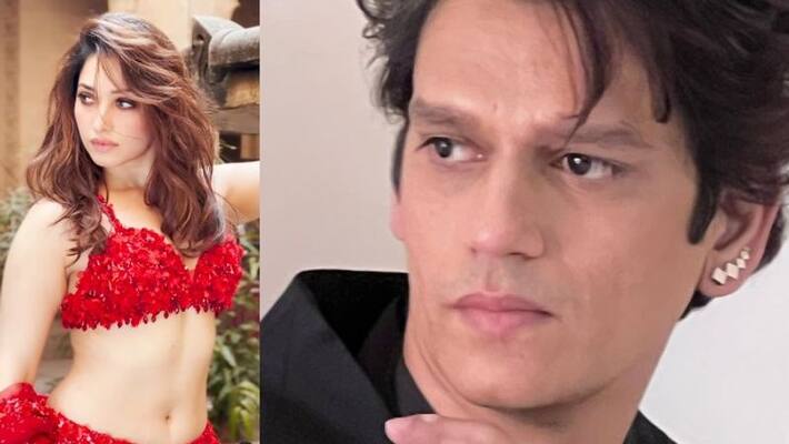 Tamannaah Bhatia Dazzles in Red Lehenga reel Vijay Varma Comment Goes Viral Tamannaah Bhatia Dazzles in Red Lehenga reel Vijay Varma Comment Goes Viral