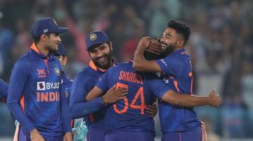 ICC World Cup 2023 Team India win the toss and elect to Field first against New Zealand kvn ICC World Cup 2023 Team India win the toss and elect to Field first against New Zealand kvn