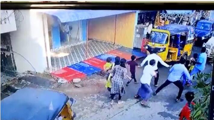 dmk person attacked by gundas in puducherry while fixing a cctv camera on his residential area dmk person attacked by gundas in puducherry while fixing a cctv camera on his residential area