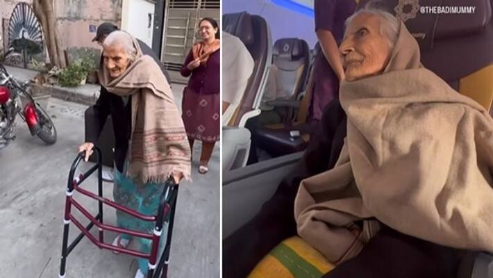 grandmas first flight journey went viral in social media grandmas first flight journey went viral in social media
