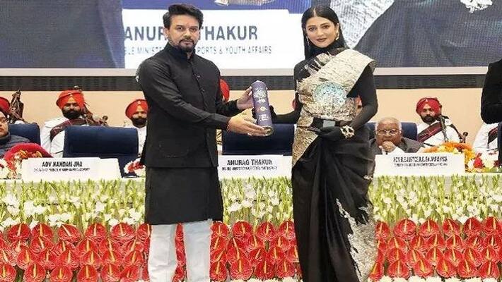 Shruti Haasan won Power Corridors Indian Achievers Award Award 2023 Shruti Haasan won Power Corridors Indian Achievers Award Award 2023