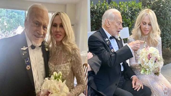 Second man to walk on moon Buzz Aldrin married 93th birthday Second man to walk on moon Buzz Aldrin married 93th birthday