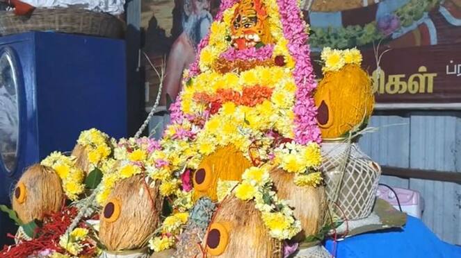Nikumbala Yaga was performed on the occasion of Tai Amavasai at Maha Prithyangira Devi Peedam