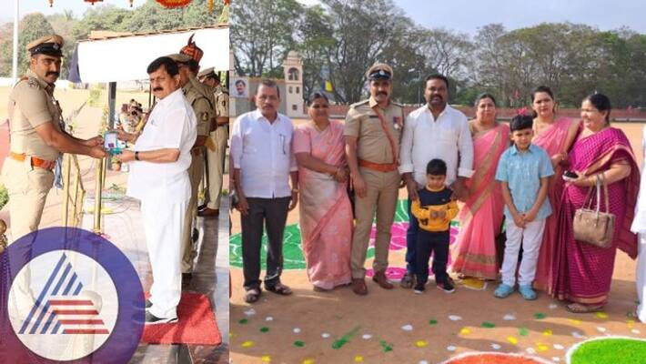 Central Home Minister Medal for Super Cop Devaraj wished to District Police sat Central Home Minister Medal for Super Cop Devaraj wished to District Police sat