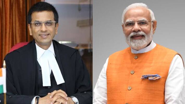 Delhi : Modi's tweet on CJI amid government-judiciary conflict:Pm Modi Praised Cji Dy Chandrachud Delhi : Modi's tweet on CJI amid government-judiciary conflict:Pm Modi Praised Cji Dy Chandrachud