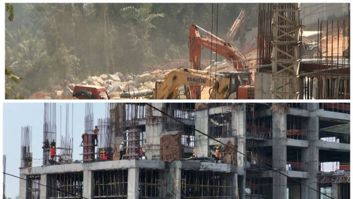 Construction of residential complex by private group: People are struggling Construction of residential complex by private group: People are struggling