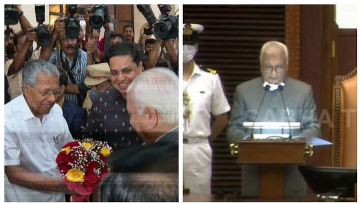 governor policy announcement started with praising kerala governor policy announcement started with praising kerala