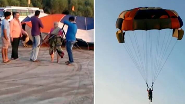 Womans Video Of Her 80 Year old Grandmother Paragliding Inspires Internet Womans Video Of Her 80 Year old Grandmother Paragliding Inspires Internet