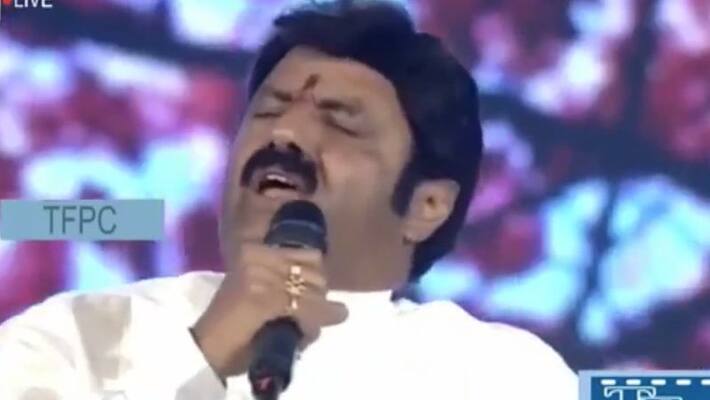 hero balakrishna singing talents hurts music lovers badly hero balakrishna singing talents hurts music lovers badly