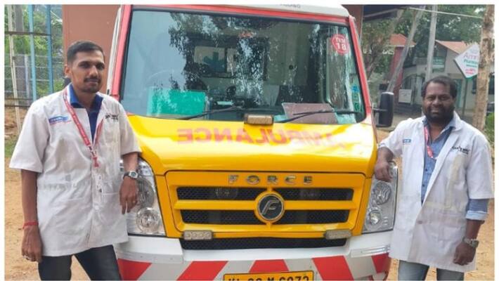 The woman gave birth in Kaniv 108 ambulance The woman gave birth in Kaniv 108 ambulance