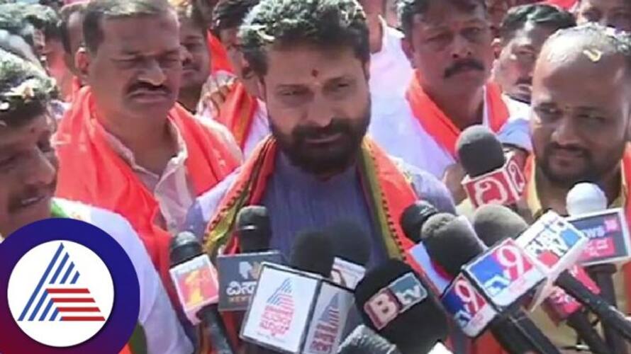 BJP National General Secretary CT Ravi Outraged Against Congress At Ramanagara gvd BJP National General Secretary CT Ravi Outraged Against Congress At Ramanagara gvd