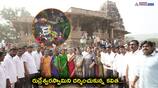 BRS MLC Kavitha Visits Ramappa Temple in Mulugu District 