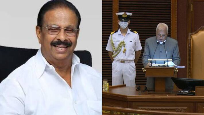 K sudhakaran strongly criticise Governor address in assembly K sudhakaran strongly criticise Governor address in assembly