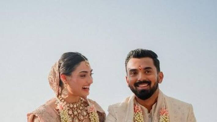 Indian cricketer KL Rahul and Athiya Shetty share their first pictures as husband and wife Indian cricketer KL Rahul and Athiya Shetty share their first pictures as husband and wife