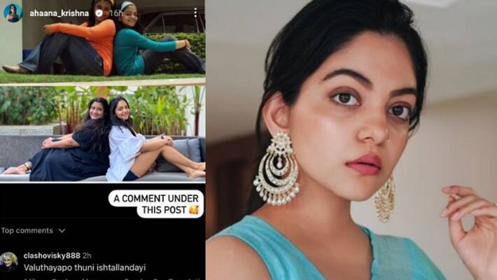 Ahana Krishnas reply to bad comment about her dressing Ahana Krishnas reply to bad comment about her dressing