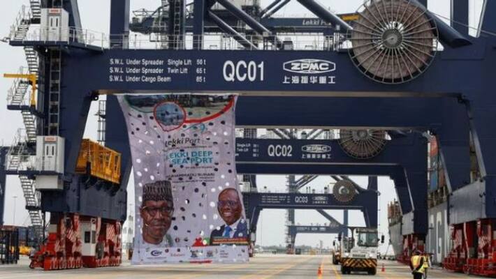 Nigeria opened a billion dollar Chinese-built deep seaport in Lagos Nigeria opened a billion dollar Chinese-built deep seaport in Lagos