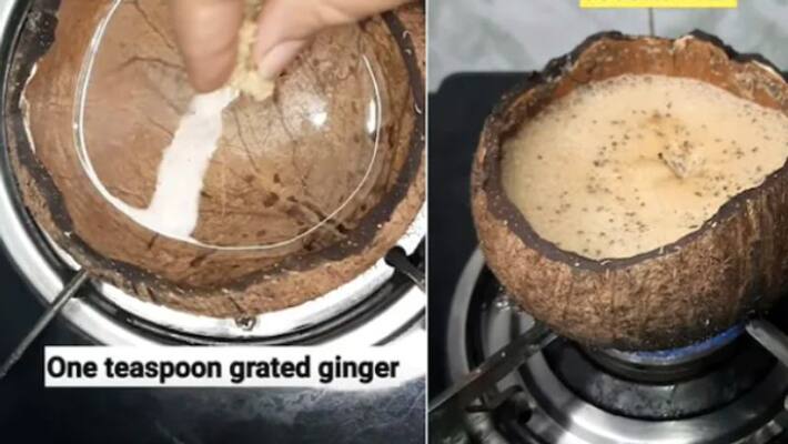 Video Of Chai Being Prepared Inside A Coconut Shell Goes Viral Video Of Chai Being Prepared Inside A Coconut Shell Goes Viral