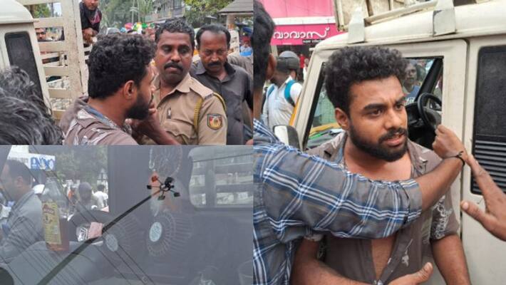 Several people injured speeding pickup van hit them in Thrissur Several people injured speeding pickup van hit them in Thrissur