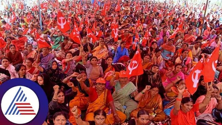 Anganwadi Workers Protest for 2nd Day in Bengaluru grg Anganwadi Workers Protest for 2nd Day in Bengaluru grg