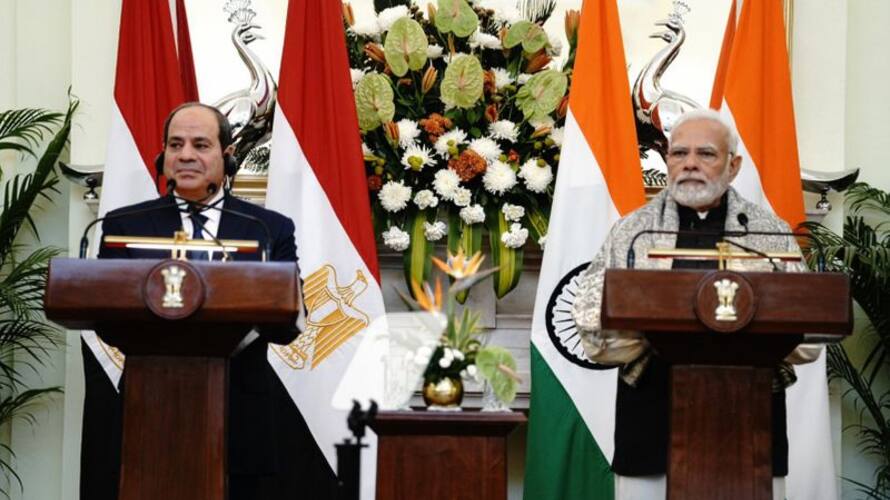 PM Modi thanks Egyptian President Abdel Fattah el-Sisi for gracing Republic Day 2023 celebration AJR PM Modi thanks Egyptian President Abdel Fattah el-Sisi for gracing Republic Day 2023 celebration AJR