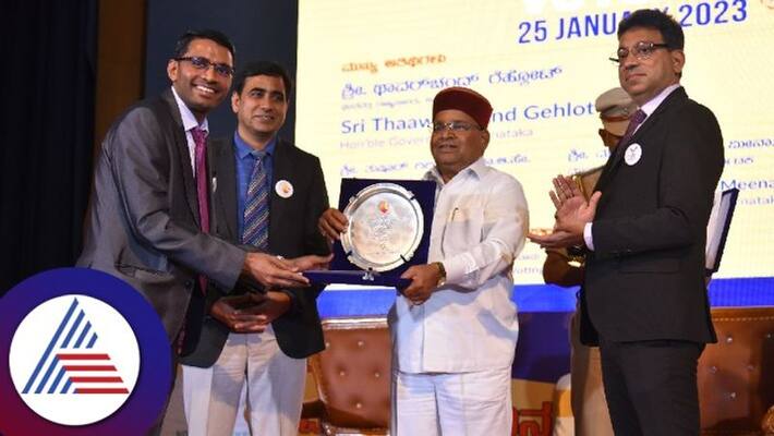 Best District Returning Officer Award for Udupi District Collector KurmaRao M gvd Best District Returning Officer Award for Udupi District Collector KurmaRao M gvd