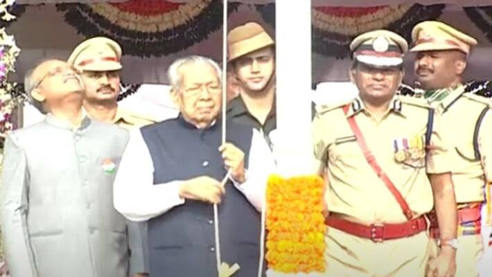 governor biswabhusan harichandan unfurl national flag on 74th republic day celebrations in vijayawada governor biswabhusan harichandan unfurl national flag on 74th republic day celebrations in vijayawada