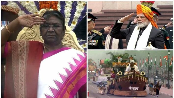 Republic Day 2023 Parade at Kartavya Path Concludes With National Anthem Republic Day 2023 Parade at Kartavya Path Concludes With National Anthem